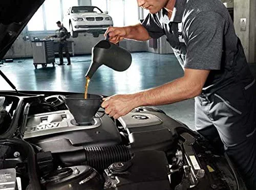 Engine System Threaded Type Adjustable Universal Automotive Funnel