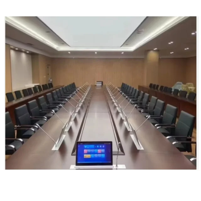 Pop Up Monitor Desk Conference Room System Hidden Computer Equipment Lifter Motorized Lcd Screen Lift
