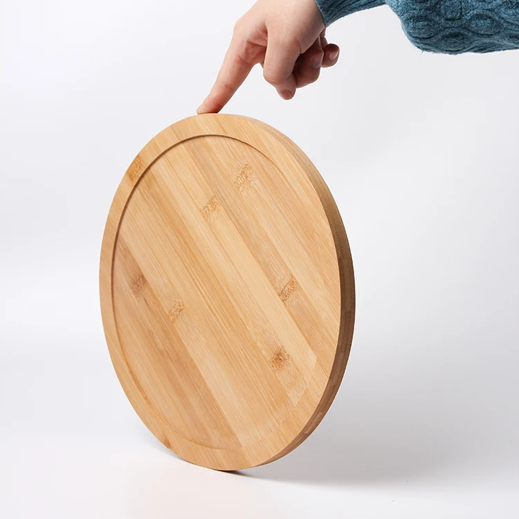 GREENSIDE Creative Spinning Turntable bamboo lazy susan wood storage container Cabinet Organizer