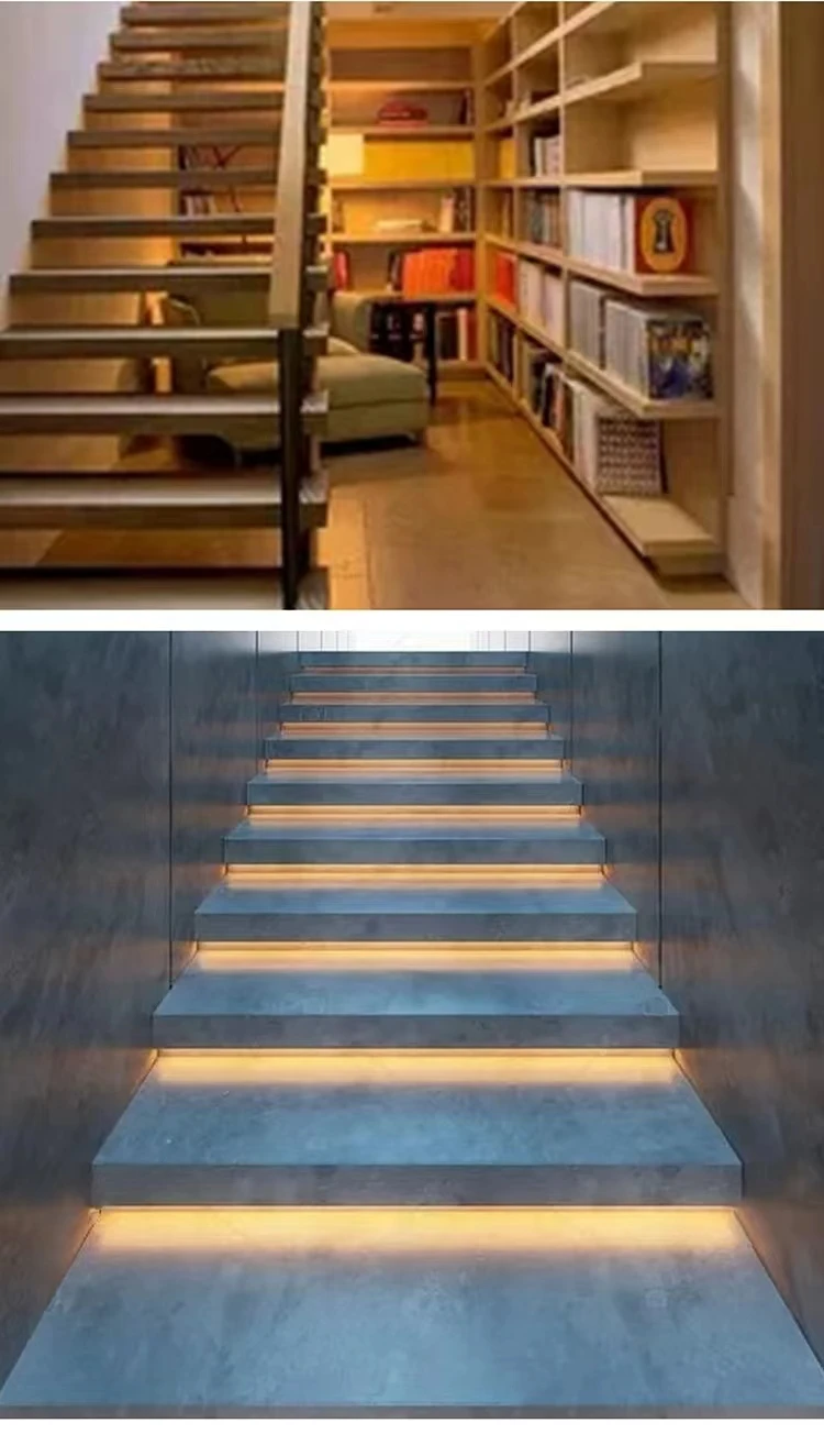 12v 24v Stairs Step Strip Light Controller PIR motion sensor led controller for smart staircase step way strip lighting auto