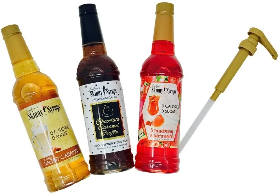 Wholesale 5ml 8ml 10ml  Chocolate Coffee Sugar Syrup Pump Food Grade Syrup Bottle Pump 28/400 28/410 28mm Syrup Pump