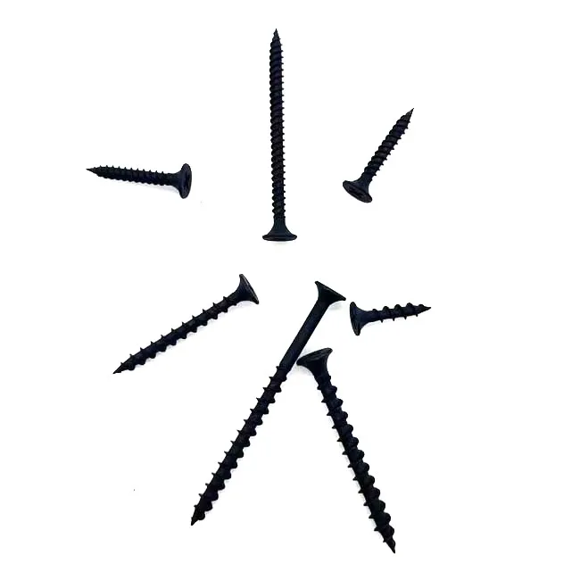 C1022A self tapping Fine thread Anti-Corrosion Gray Black Phosphate Construction Gypsum Needle Drywall Screw