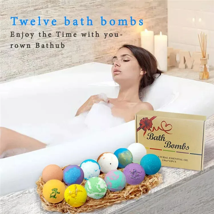 Бомба для ванны с логотипом на заказ, Натуральное эфирное масло для смягчения, подарок на Хэллоуин