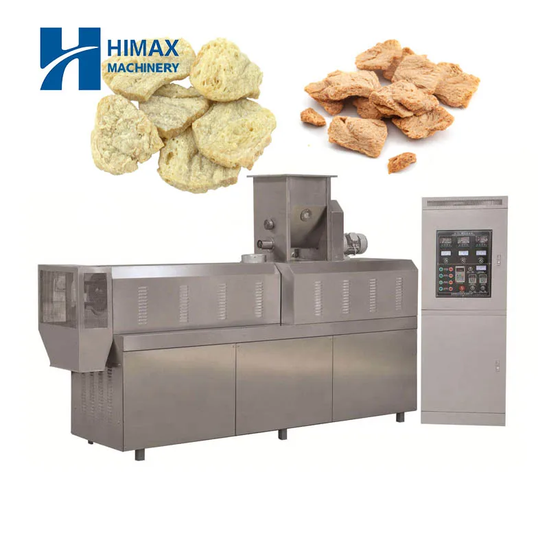 High performance soya chunk making machine textured protein processing equipment soya vegetarian meat production line
