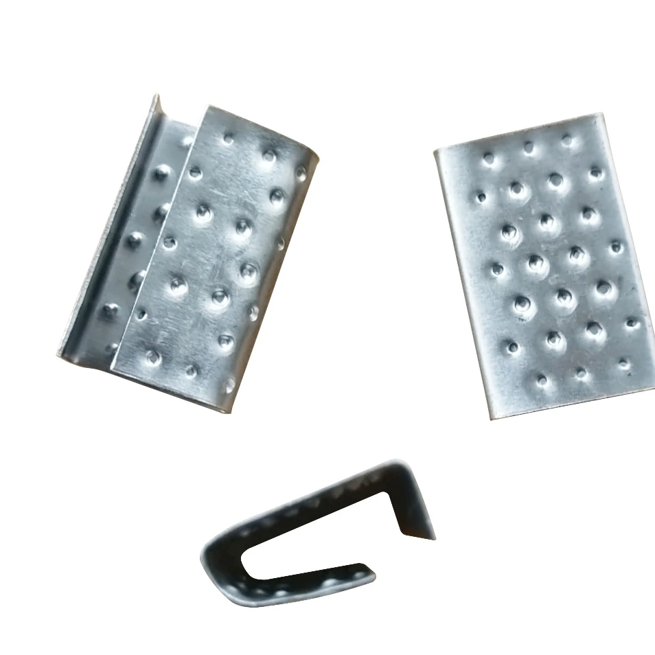 Galvanized PET Strapping Buckles Packing Seals Metal Clip For Strapping Band PET Packing Buckle