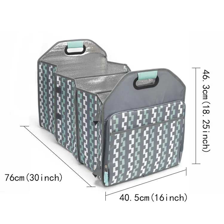 CHARISMA Custom Car Storage Boxes Factory Wholesale Foldable Cloth Trunk Organizers Rear Folding Car Ice Pack Clothing Usage