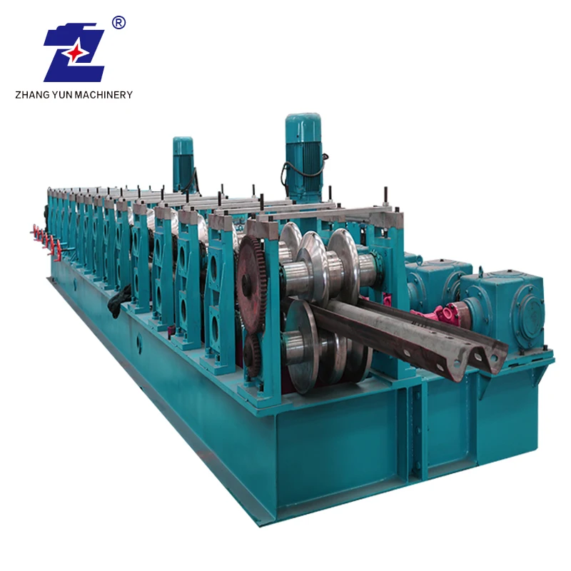 Guardrail Manufacturing Machine Guardrail Plate Roll Forming Crash Barrier Making Machine