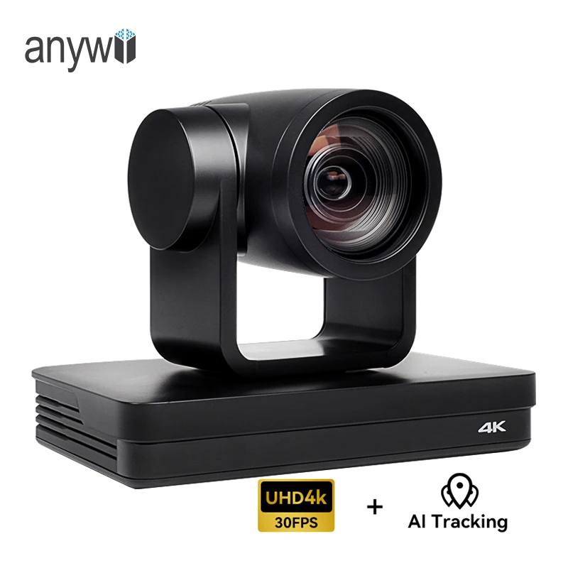 Anywii Hot 4K NDI 12X 20X Optical Zoom Video Conference Camera PTZ Broadcasting Live Streaming Camera fir church