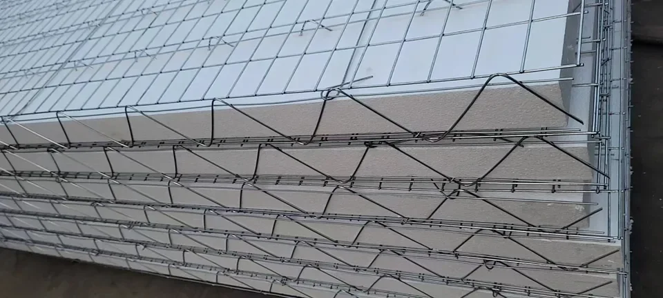 Durable EPS 3D Steel Wall Panels Exterior/Internal Facades Sound-Absorbing Moisture-Proof Anti-Static Mesh Board Construction