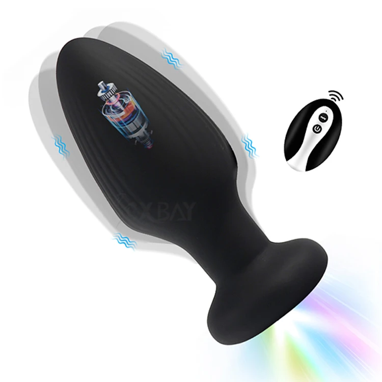 SEXBAY 2024 US hot 360 Swing Anal plug 10 frequency vibrator Prostatic butt plug remote vibration anal plug for men