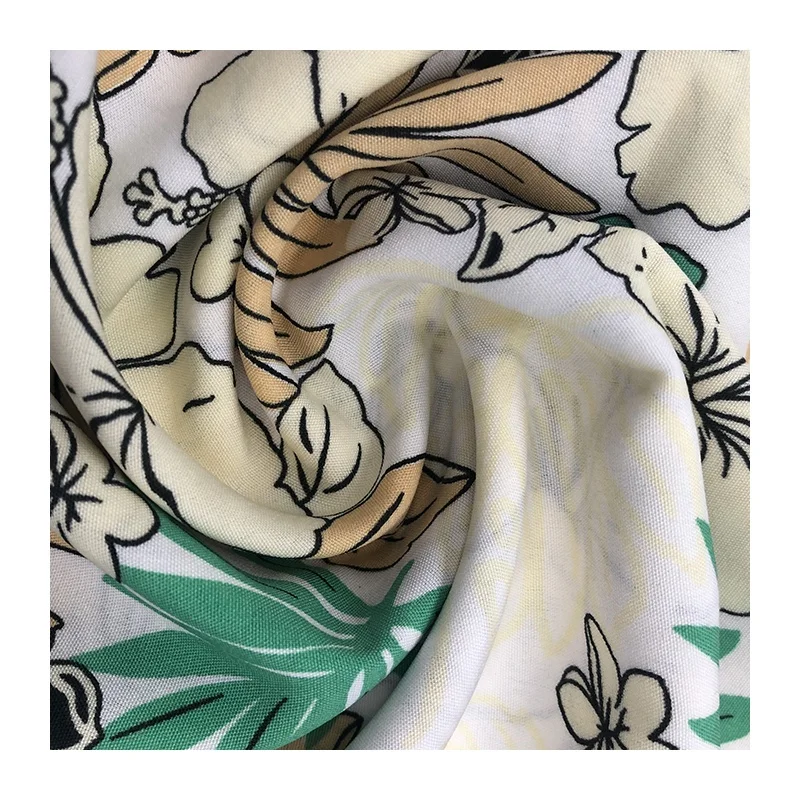 Latest desirable wholesales rayon poplin woven somali rayon printed fabric 100 viscose for dress