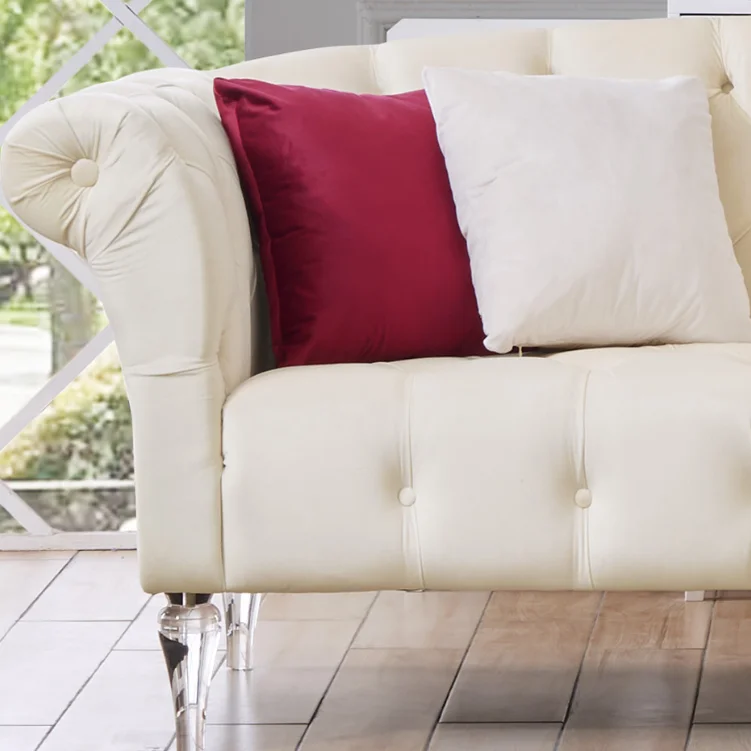 Dongguan furniture wholesale Classic Fabric Chesterfield Button Tufted Sofa Set Design For Living Room Sofa