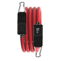 Домашний Тренажерный Зал Сопротивление упражнения трубка латекс без пены ручка фитнес трубка мощность 11 шт. комплект эспандеров