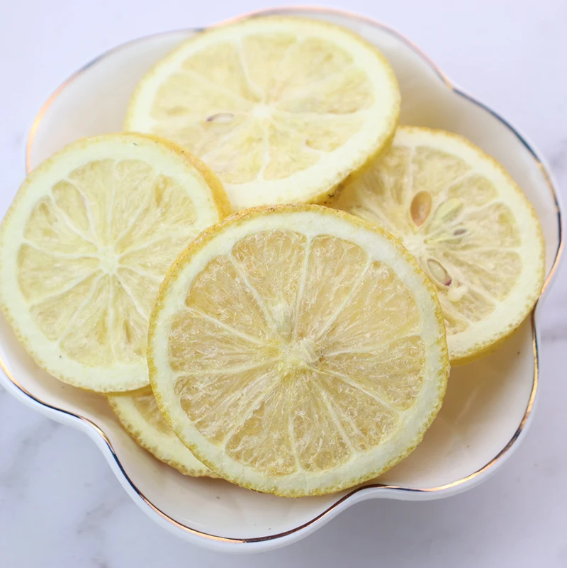Sales of high quality freeze-dried lemon slice processing custom fruit slice tea