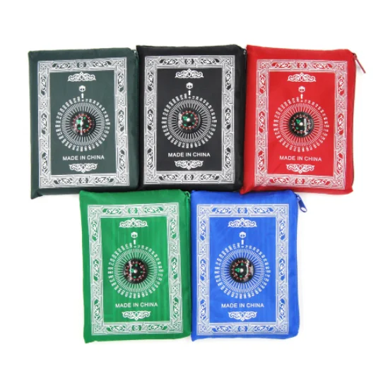 Waterproof sajadah Portable islamic muslim prayer rug travel muslim pocket prayer mat