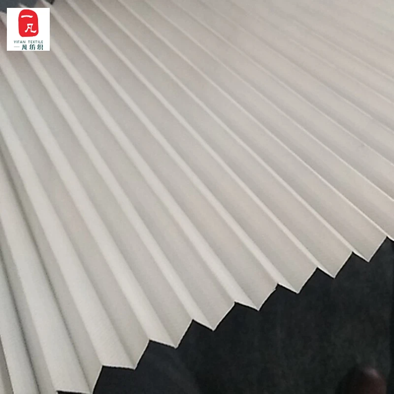 Vertical pleating processing non-woven fabric pleating fabric folding curtain full shading fabric