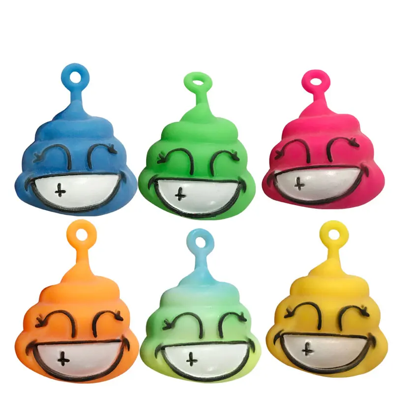 2021 New TPR  squeeze  smile  poo  ball  toy for anti stress