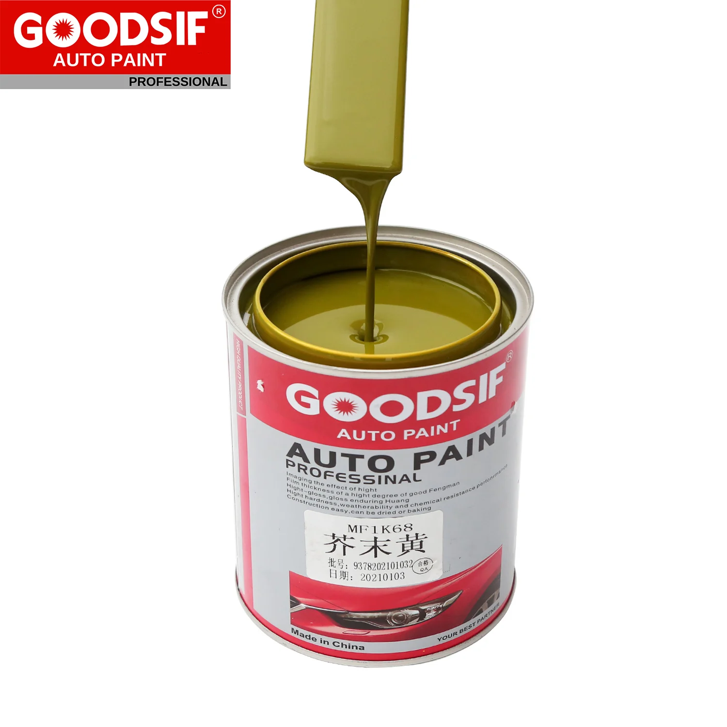 High Quality 1K Metallic Pearl Car paint Manufactures Basecoat Auto Repair Paint Automotive Touch up Paint in Factory Price