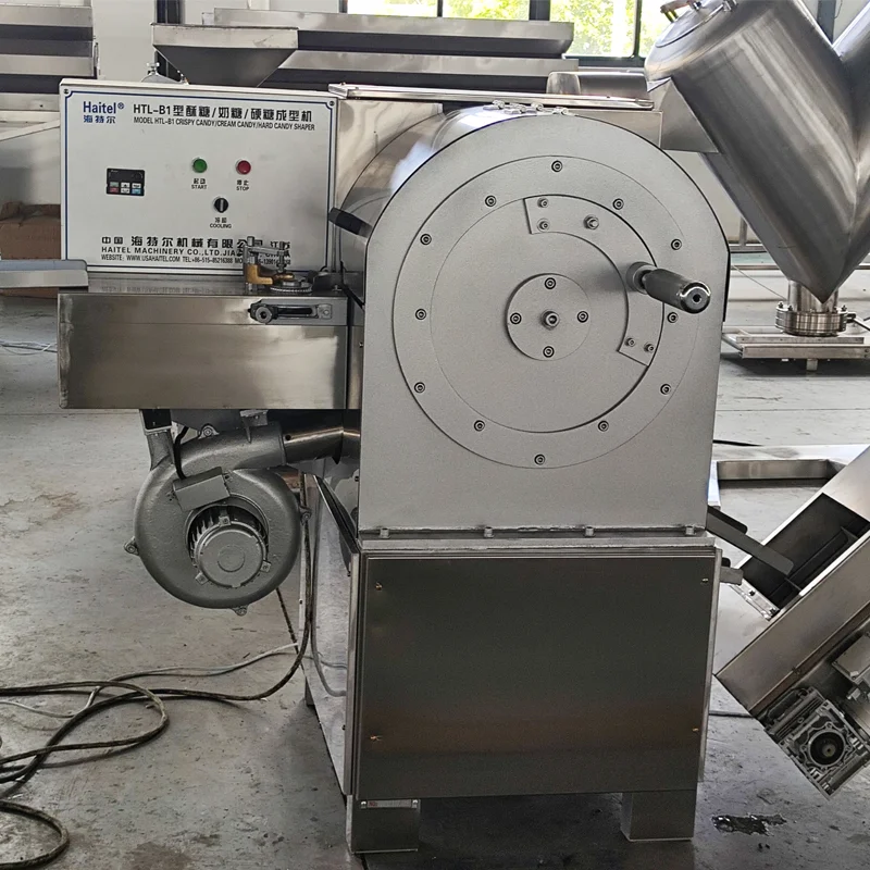 Haitel New Food Industry Sugar Equipment Electric Industrial fruit candy machine price hard boiled candy making machine