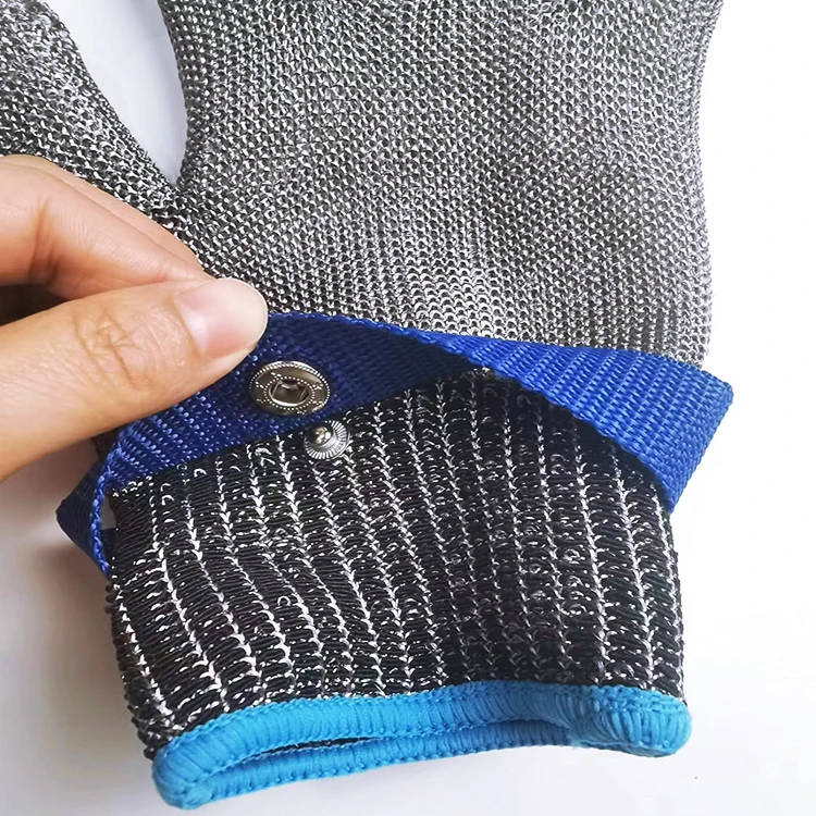 Metal Mesh Cut F Level 9 Cut-protection 316L Stainless Steel Anti Cut Gloves Butcher Kitchen Work