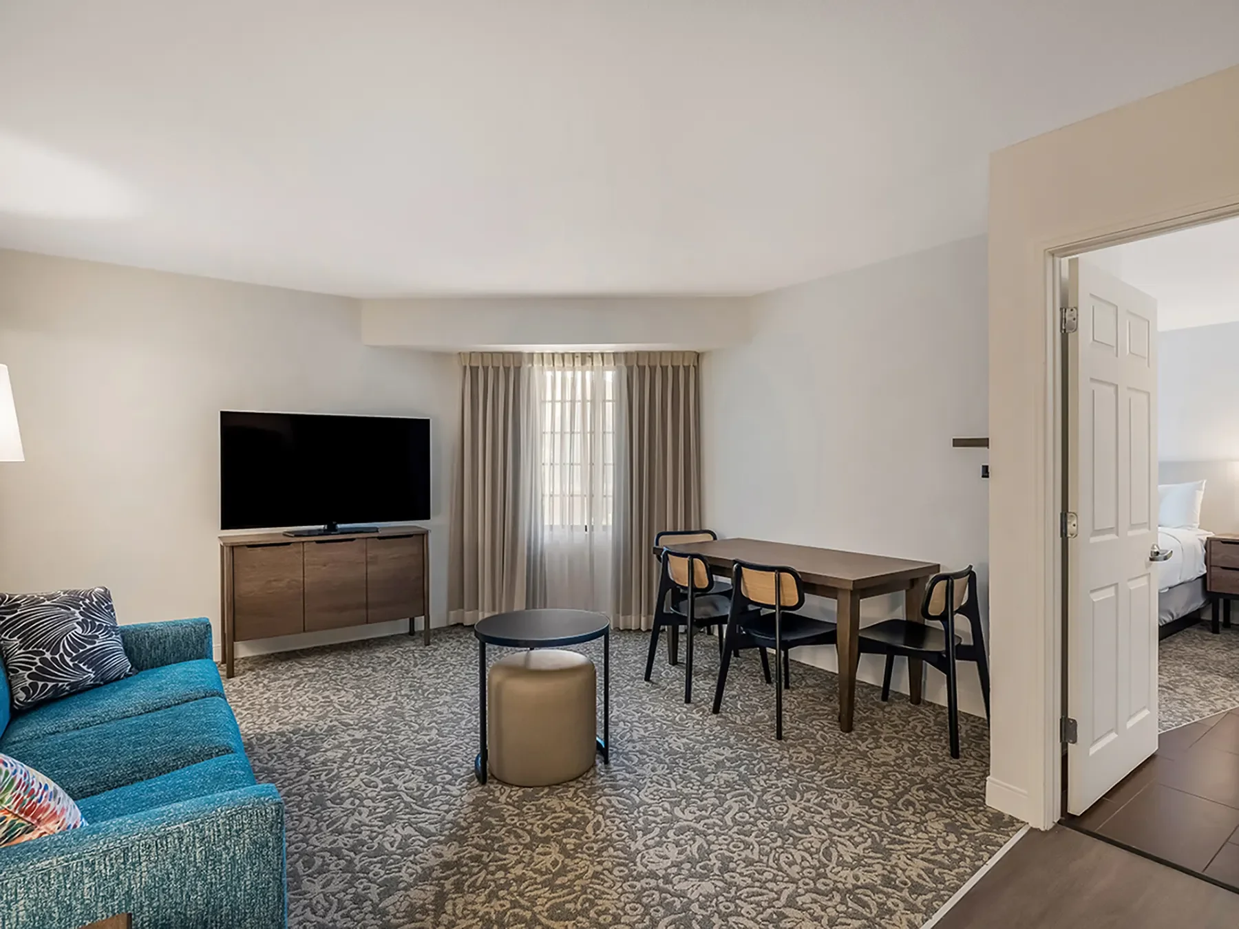 Sonesta ES Suites 5-Star Hotel Furniture Modern Bedroom Set Living Room Apartment Solid Wood MDF Panel