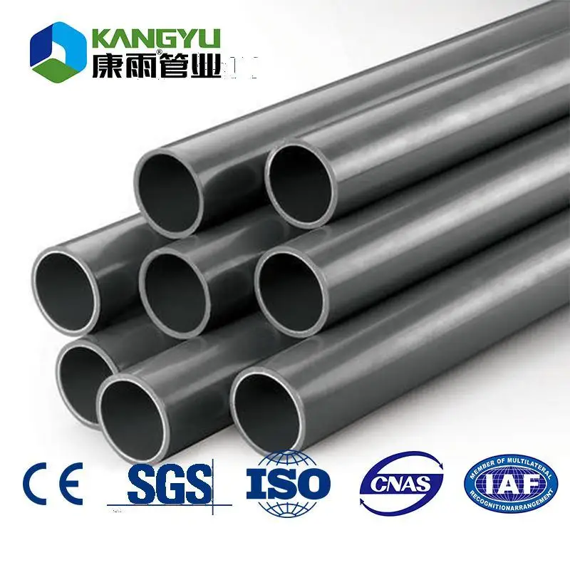 280mm 315mm 355mm 400mm 450mm 500mm Plastic PVC Pipe Tubing Tube for drinking portable water supply and dewatering sewage