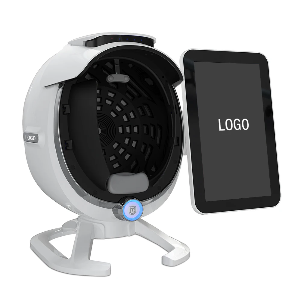 2024 2 in 1 A6 3D Intelligent AI Face Skin Analyzer with Microscopic Detector For Beauty Salon