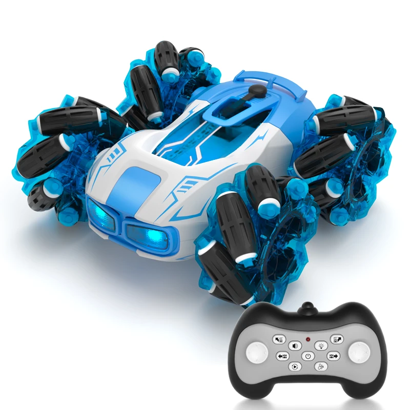 Автомобильный внедорожный Радиоуправляемый автомобиль ENJOYSTAR 2 4 г с легким музыкальным распылителем вращением на 360 градусов 13 каналов пульт дистанционного управления боковых распылителя трюкового автомобиля