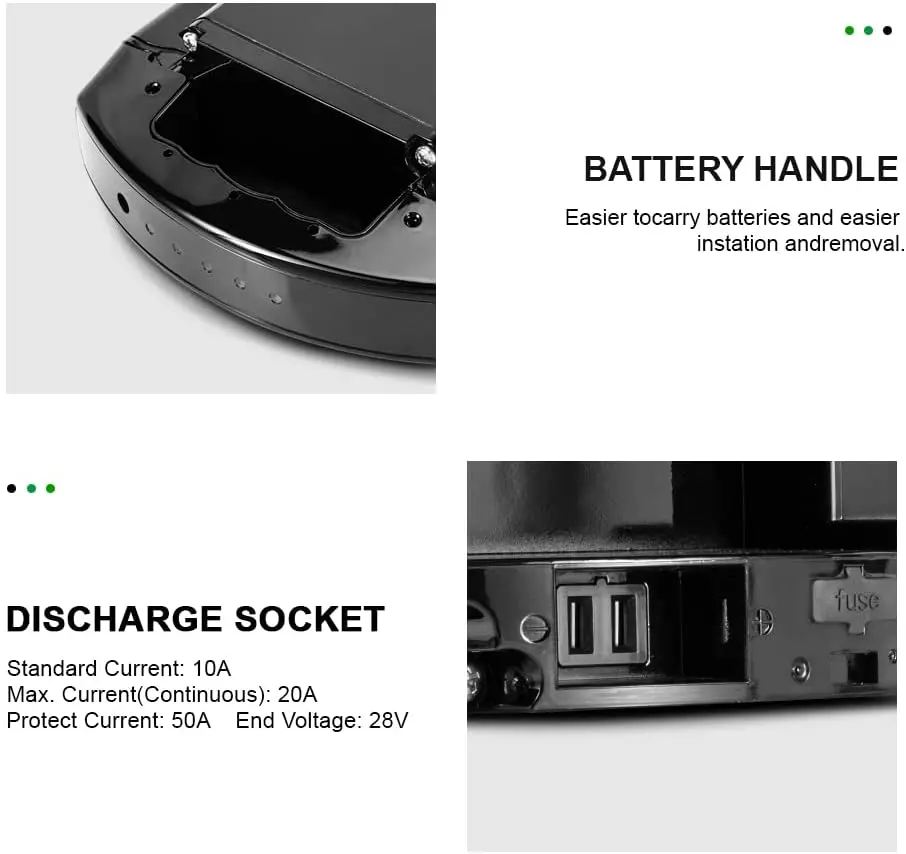 HANERIDE  XH370-13J  E-bike Battery 36V13Ah(481Wh) for axonette, SFM, Chrisson E-Bikes, Fischer Proline