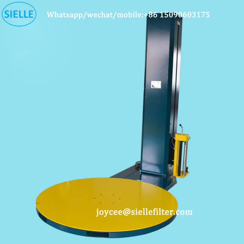 Pallet Wrapping Machine Wrapper Semi Automatic Cling Film Tray Wrapping Machine