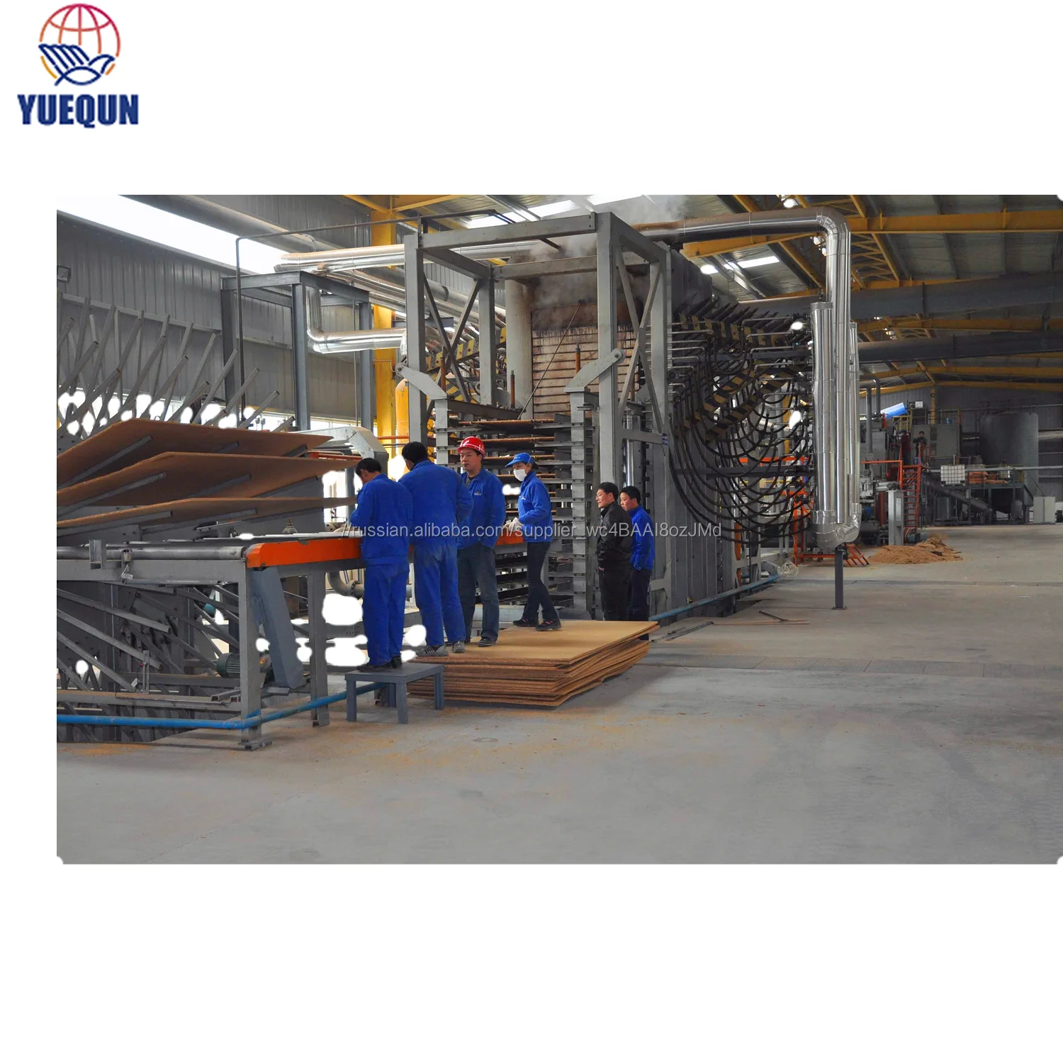 100000 cu.m. M Automatic chipboard production line