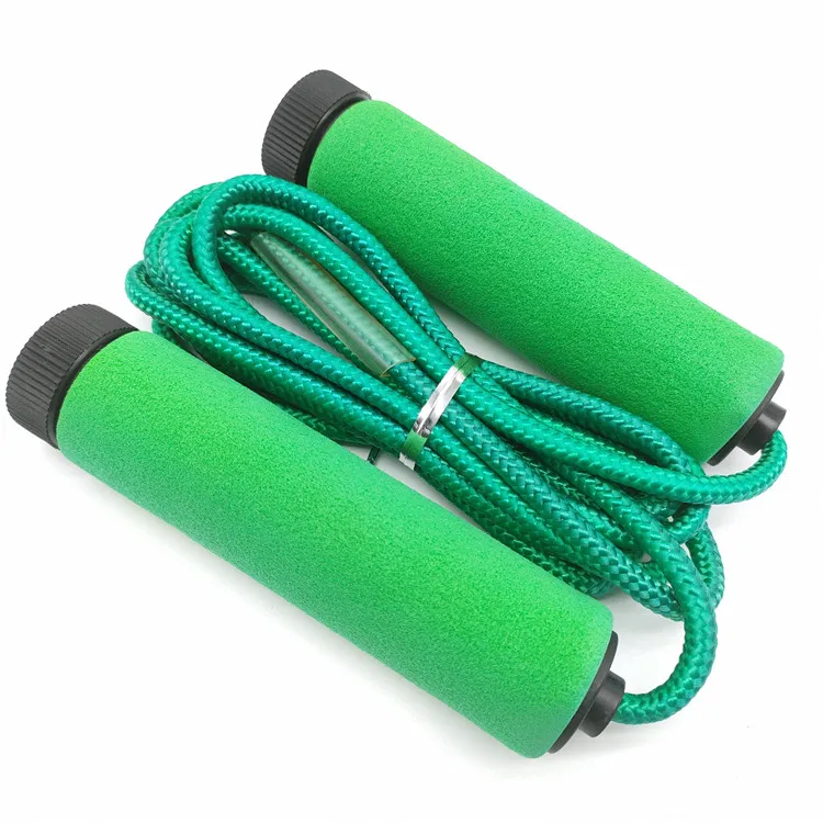 2022 Wholesale Promotional PP Nylon Jump Rope Fitness Equipment Skipping Rope with Foam Handle