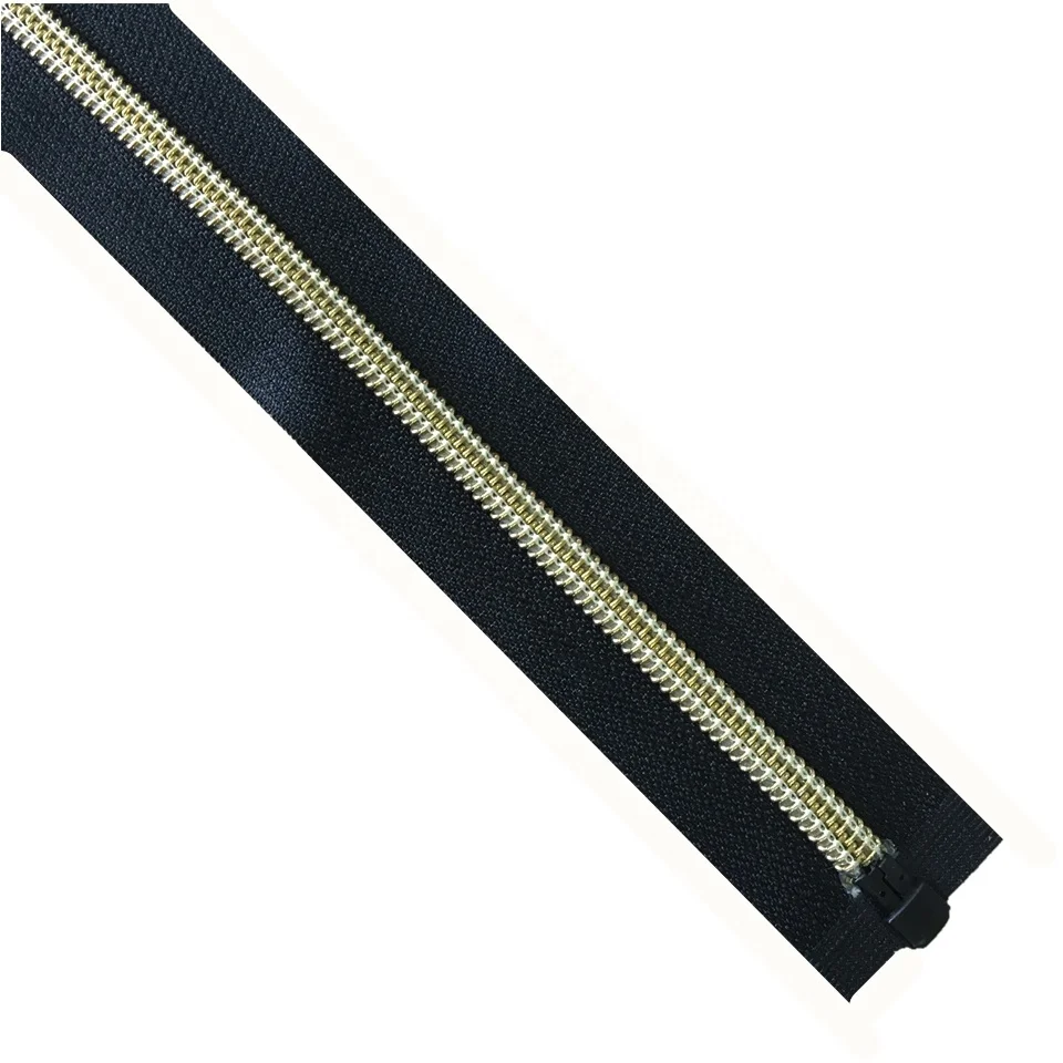 Wholesale Custom No.5 Open End Custom Design Nylon Zipper With Semi Auto Lock Slider For Men Jacket