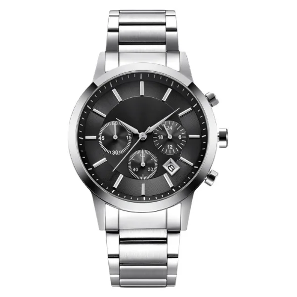 Men Business Luxury Curren Metal Strap Watch Fashion 6 Hands Men Sport Metal Quartz Watch for Men
