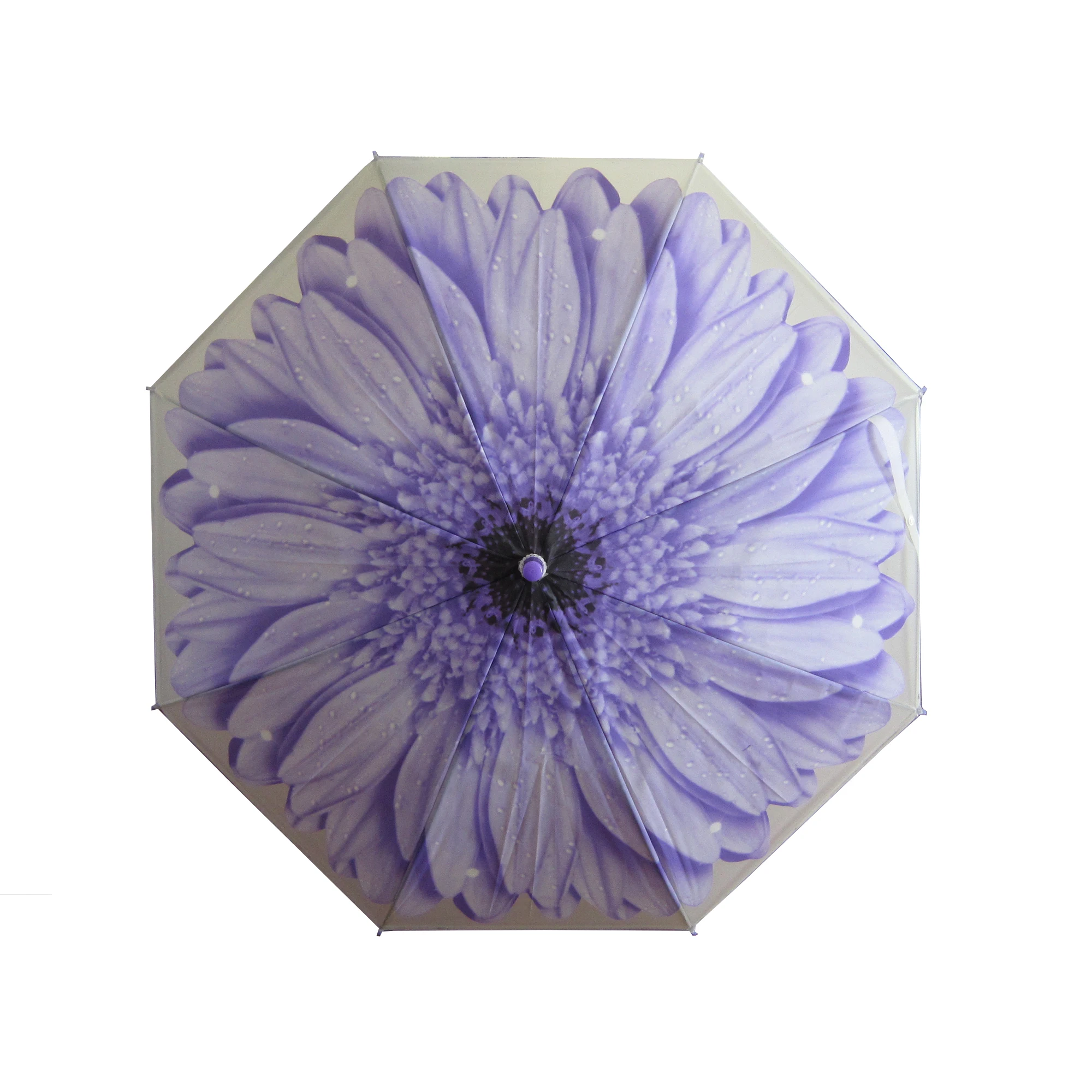 Tulip printing design children umbrella with PVC cover