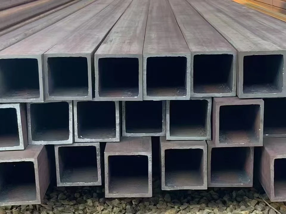 Железная черная квадратная полая секция a36 shs rhs chs 6x6 4x4 труба 75x75 ms 20x20 стальная