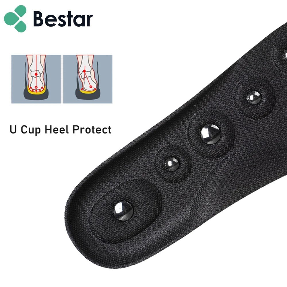 New Arrival Magnet Insole Inner Sole Shoe Foot Therapy Magnetic Massage Pads