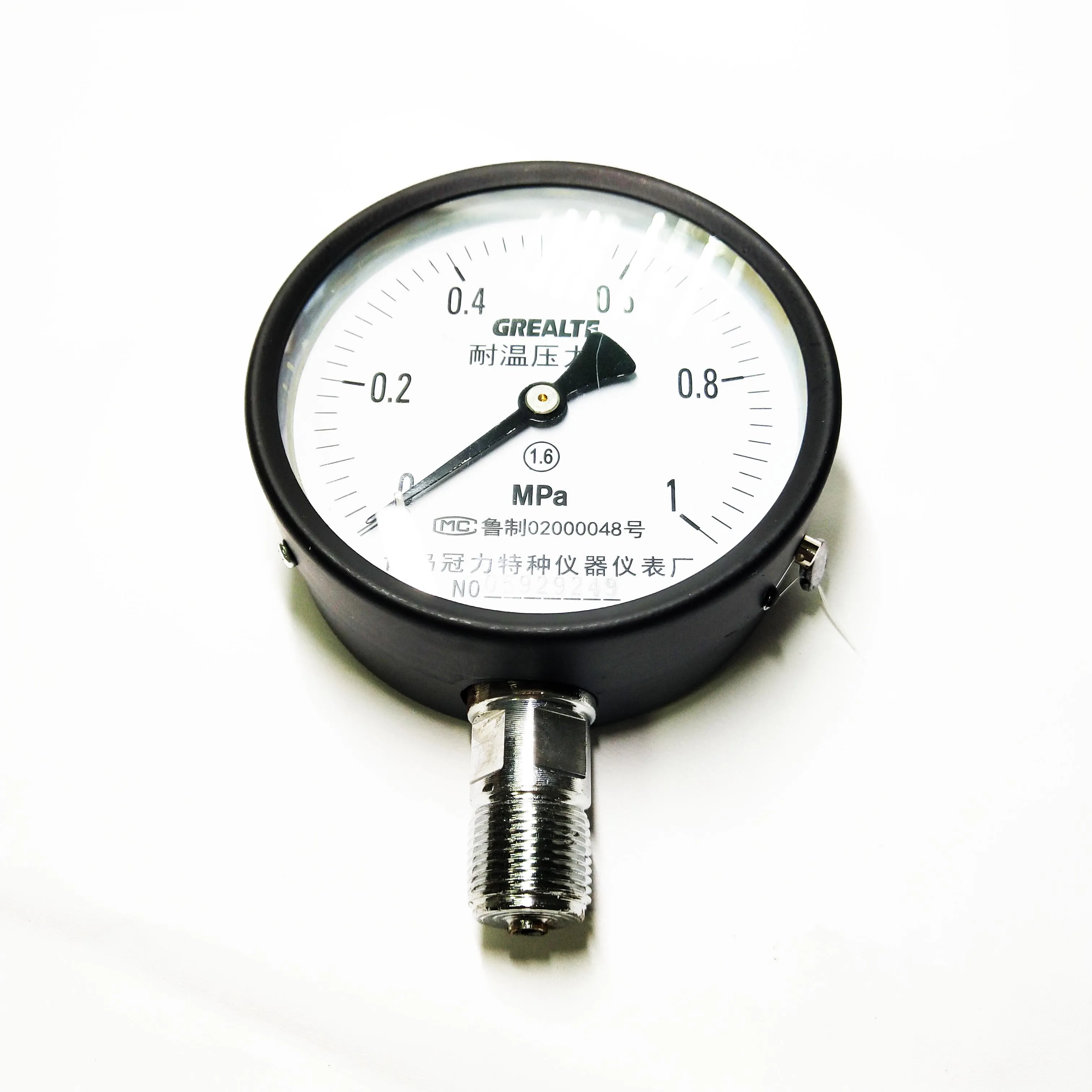 micro high precision brass temperature resistant pressure gauge