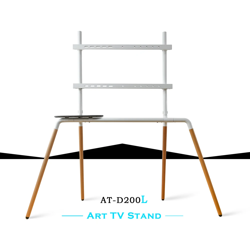 Latest Design Luxury Floating Art Easel TV Stand for 75 Inch Quadpod TV Stand Home Office TV Stand