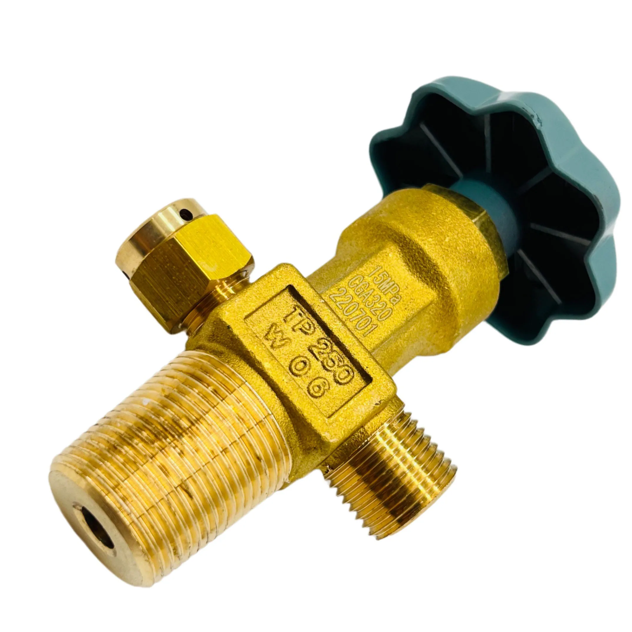 Carbon Dioxide CO2 Gas Cylinder Valve 3/4-14-NGT Thread 15Mpa CGA320/CGA540/CGA580/CGA300