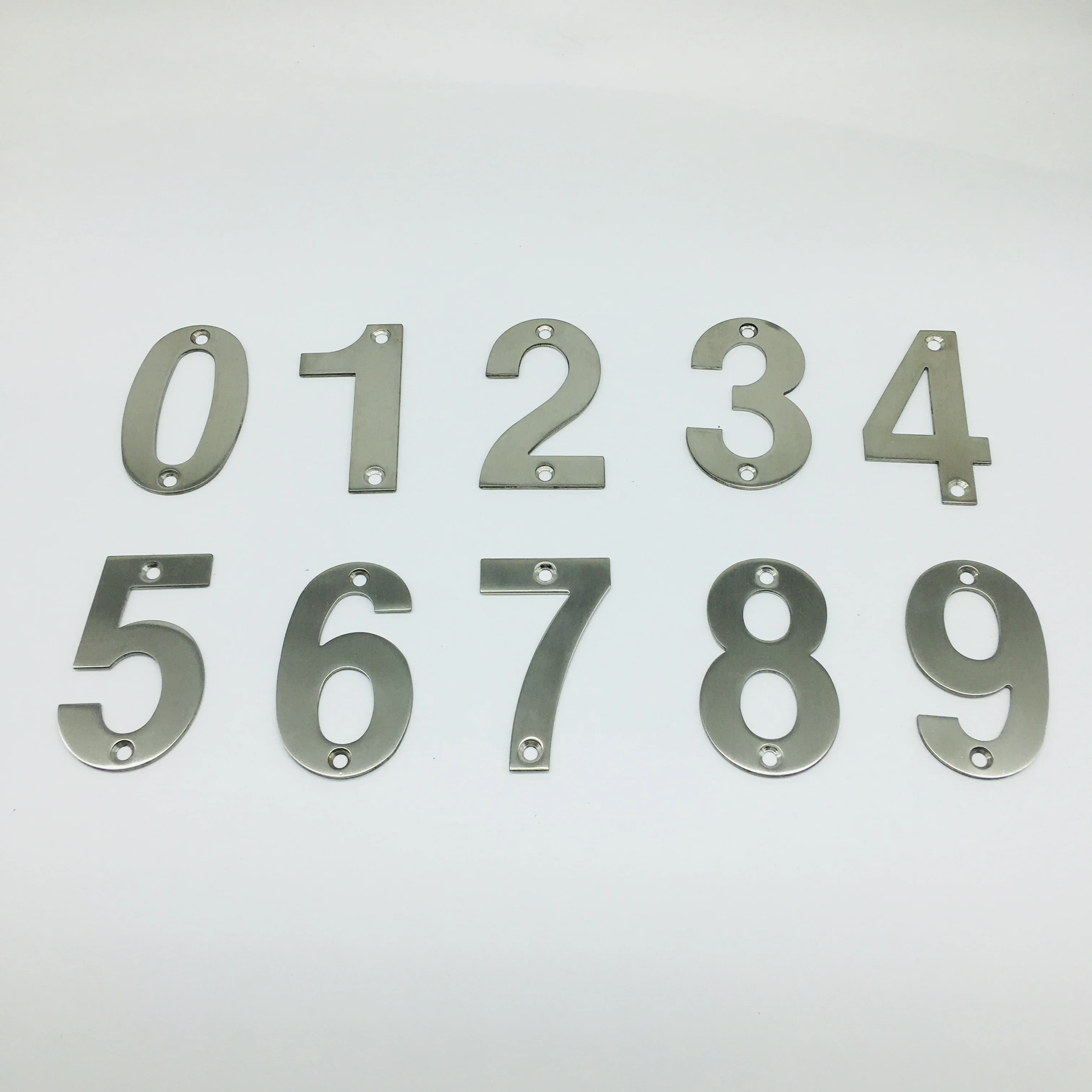 
Stainless steel metal numbers and letters house number 