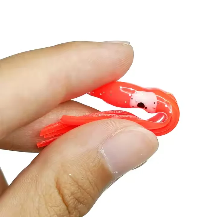 Newbility hot sale  Sea fishing glow-in-the-dark octopus soft bait 50mm 75mm  90mm100mm 120mm  boat fishing soft bait