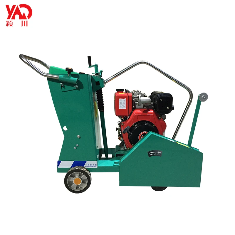 Walk behind gasoline robin electric asphalt floor road cutting saw machine concrete cutter