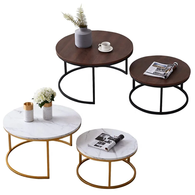 nordic minimalist coffee table luxury marble coffee tables living room furniture round stainless steel coffee table gold