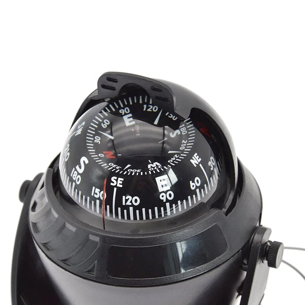 Boat Vehicle Car Navigation Compass lC760 Sea Navy Marine Electronic Ship High Precision Positioning LED Night Light