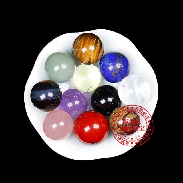 100% Natural Crystals Chakra Healing stones Amethyst Clear Rose Quartz Stone Crystals Spheres For Hearth And Lucky