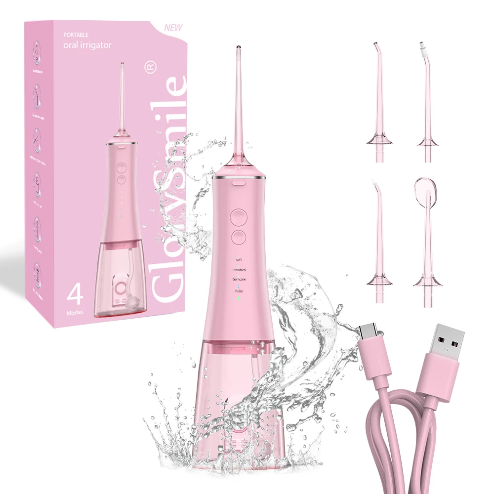 Water Flosser Electric Portable Dental Flosser Custom Logo Oral Irrigator OEM Oral Cleaning Machine orthodontics Cleaning
