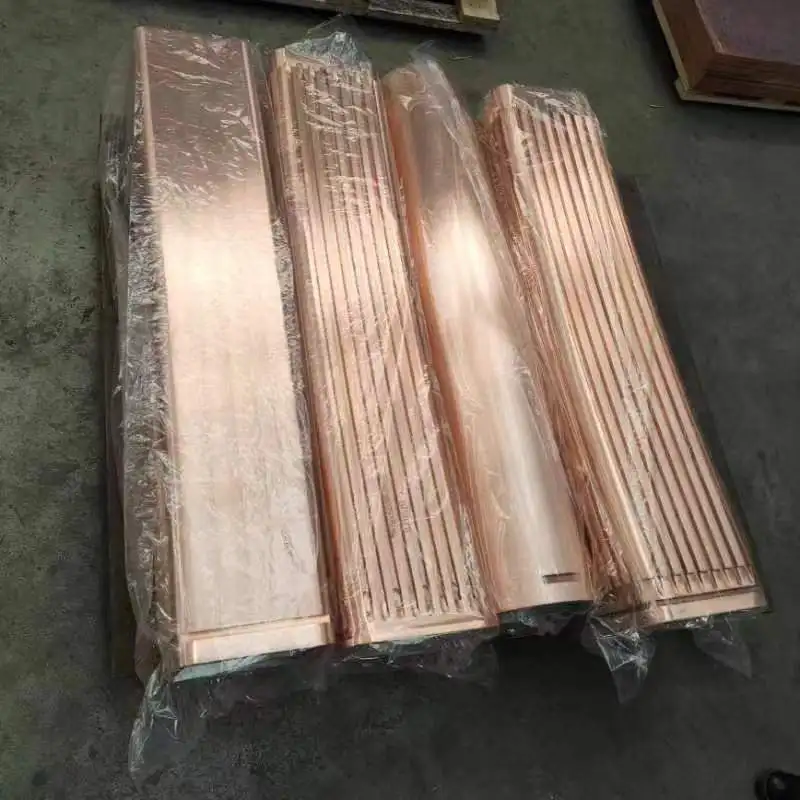 New Silver Copper Mould Tube round Square Rectangular Casting Parts with Competitive Price for CCM
