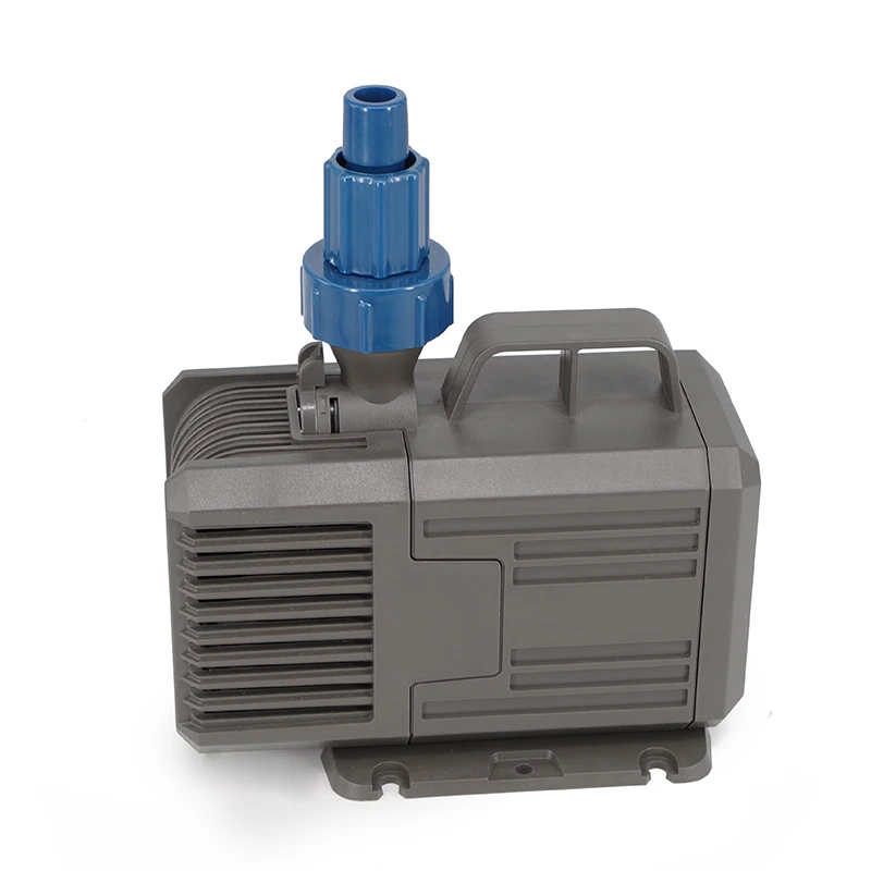 Submersible water pump with adjustable flow threaded nozzle portable handle rubber sucker low noise smart water pump home