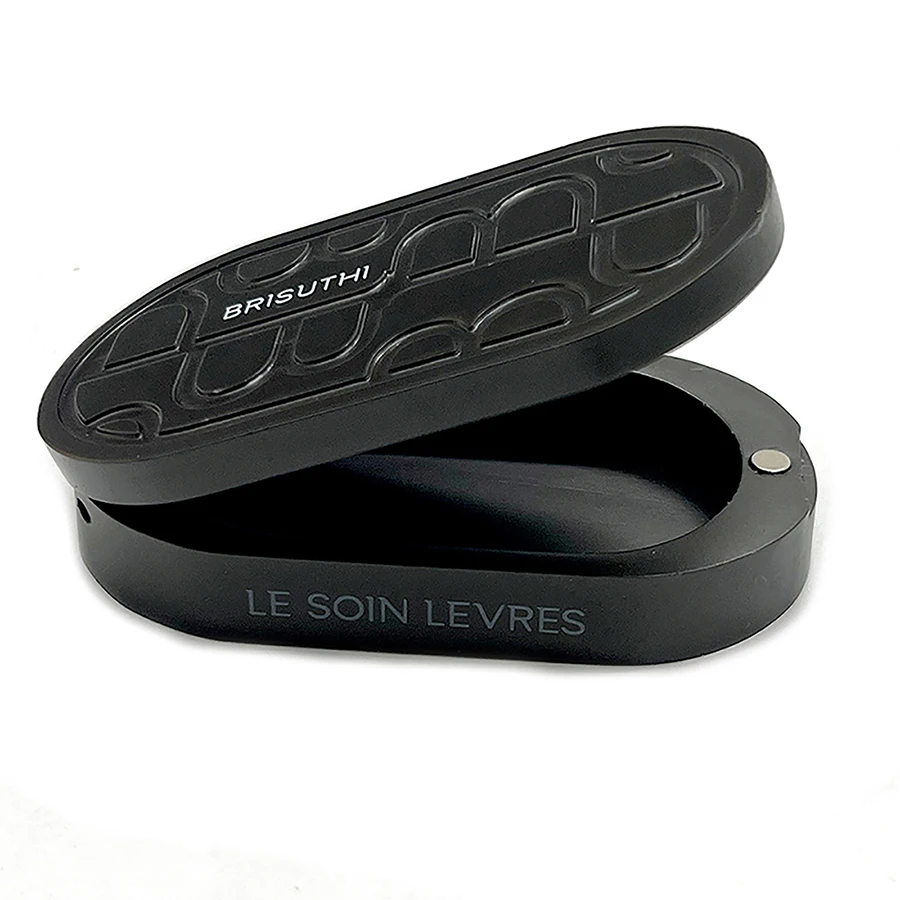 Leather Magnetic Refill Solid Perfume Container Metal